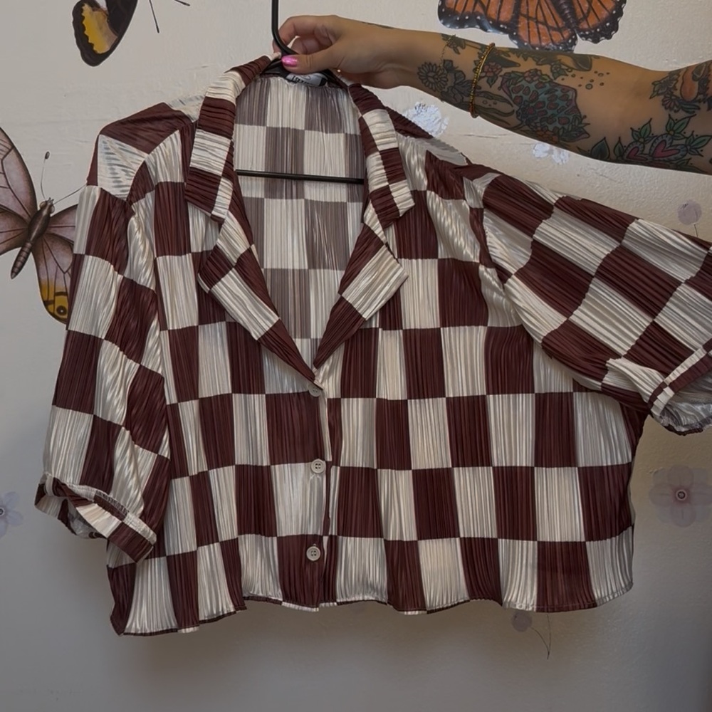 Dressed in LALA plisse skirt set 3XL